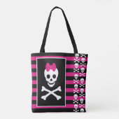 Skull Princess Tote Bag Tasche (Rückseite)