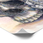 Skull-Print Poster (Ecke)