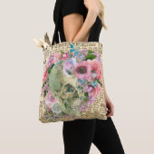 Skull Print Totbeutel Einzigartiges Muster Schöner Tasche (Von Nahem)