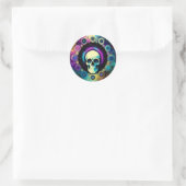 Skull Psychedelics Sticker (Tasche)
