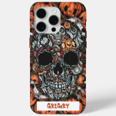 Skull & Pumpkin iPhone Case (Rückseite)