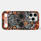Skull & Pumpkin iPhone Case Hülle (Rückseite (Horizontal))