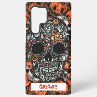 Skull & Pumpkin S22 Handy Case Samsung Galaxy Hülle