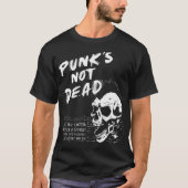 Skull Punk Rock - Punk ist nicht tot - Altes Punks T-Shirt (Vorderseite)