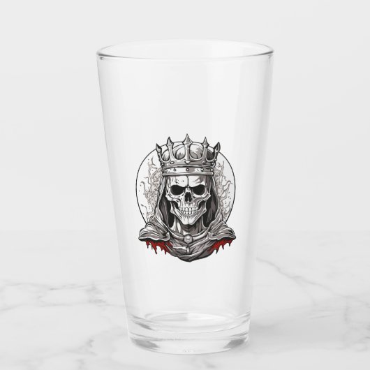 SKULL QUEEN GLAS (Vorderseite)