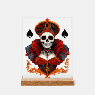 Skull Queen of Spades Acrylschild