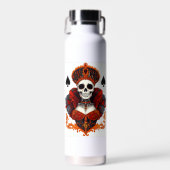 Skull Queen of Spades Trinkflasche (Vorne)