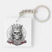 SKULL QUEEN SCHLÜSSELANHÄNGER (Rückseite)