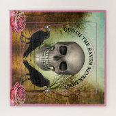Skull Ravens Halloween Puzzle (Horizontal)