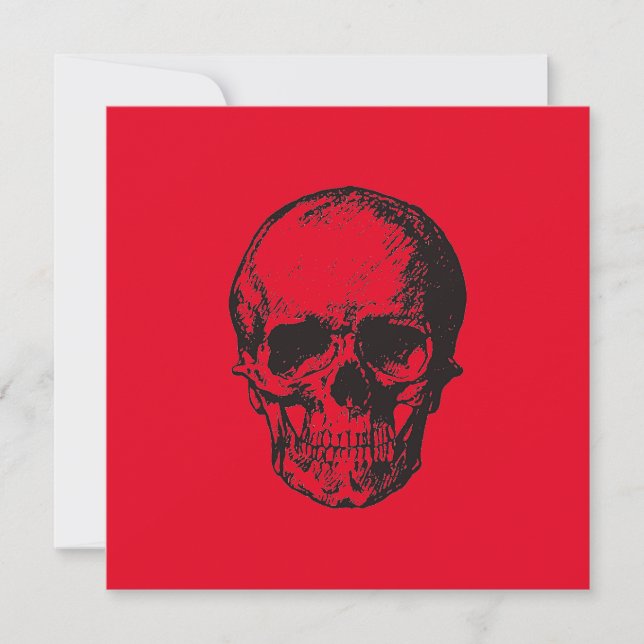 Skull Red Pop Art (Vorderseite)
