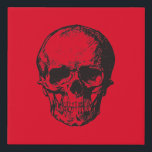 Skull Red Pop Art Künstlicher Leinwanddruck<br><div class="desc">Dieses Produkt war sehr gut und ich Liebe,  wie einfach es ist für individuelles Design. Das Design war sehr einfach,  daher bin ich sehr zufrieden,  wenn ich kreiere.</div>