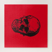 Skull Red Pop Art Puzzle (Horizontal)