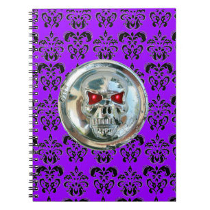 SKULL RIDERS DAMASK NOTIZBLOCK