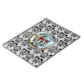 SKULL RIDERS DAMASK NOTIZBLOCK (Linke Seite)