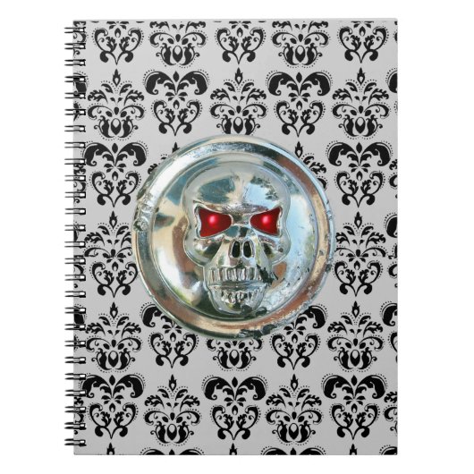 SKULL RIDERS DAMASK NOTIZBLOCK (Vorderseite)