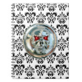 SKULL RIDERS DAMASK NOTIZBLOCK (Vorderseite)