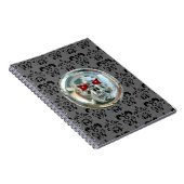 SKULL RIDERS DAMASK NOTIZBLOCK (Rechte Seite)