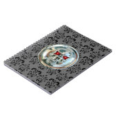 SKULL RIDERS DAMASK NOTIZBLOCK (Linke Seite)