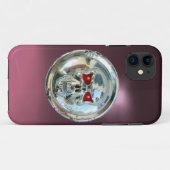 SKULL RIDERS MONOGRAM lila Case-Mate iPhone Hülle (Rückseite (Horizontal))