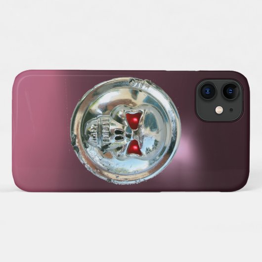 SKULL RIDERS MONOGRAM lila Case-Mate iPhone Hülle (Rückseite (Horizontal))