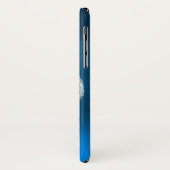 SKULL RIDERS MONOGRAMM blau Case-Mate iPhone Hülle (Hinten/Links)