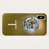 SKULL RIDERS MONOGRAMM gelb Case-Mate iPhone Hülle (Rückseite (Horizontal))