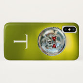 SKULL RIDERS MONOGRAMM gelb Case-Mate iPhone Hülle (Rückseite (Horizontal))