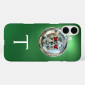 SKULL RIDERS MONOGRAMM grün Case-Mate iPhone Hülle (Rückseite (Horizontal))