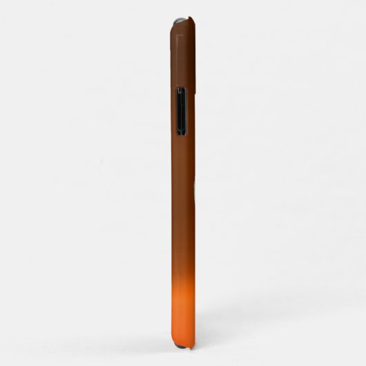 SKULL RIDERS MONOGRAMM Orange Case-Mate iPhone Hülle (Hinten/Rechts)