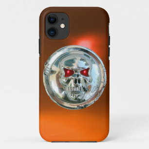 SKULL RIDERS MONOGRAMM Orange iPhone 11 Hülle