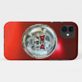 SKULL RIDERS MONOGRAMM rot Case-Mate iPhone Hülle (Rückseite (Horizontal))