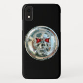 SKULL RIDERS MONOGRAMM schwarz Case-Mate iPhone Hülle (Rückseite)