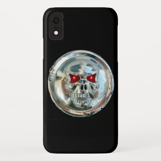 SKULL RIDERS MONOGRAMM schwarz Case-Mate iPhone Hülle (Rückseite)