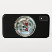 SKULL RIDERS MONOGRAMM schwarz Case-Mate iPhone Hülle (Rückseite (Horizontal))