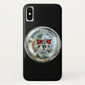 SKULL RIDERS MONOGRAMM schwarz Case-Mate iPhone Hülle (Rückseite)
