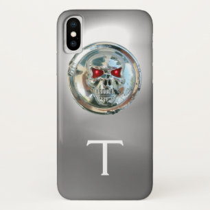 SKULL RIDERS MONOGRAMM weiß iPhone X Hülle