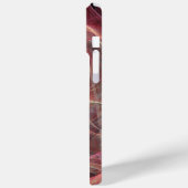 SKULL RIDERS Pink Metal Gray Fraktal Wirbel Case-Mate iPhone Hülle (Rückseite / Links)