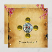 SKULL RIDERS topaz Einladung (Vorne/Hinten)