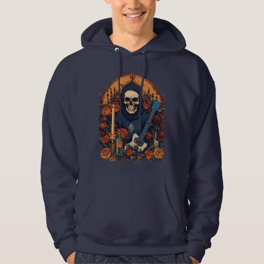 Skull Rock Emblem Hoodie (Vorderseite)