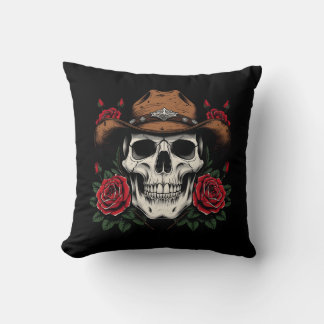 Skull-Rose Kissen
