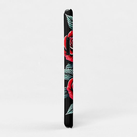 Skull Rose Tattoo Art Case-Mate iPhone Hülle (Hinten/Rechts)