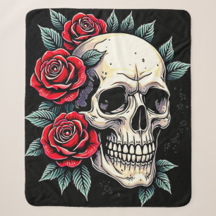 Skull Rose Tattoo Art Sherpadecke