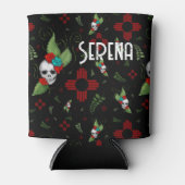 Skull Rose Zia Sun Greenerity Black New Mexico Dosenkühler (Vorderseite)