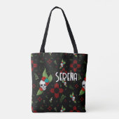 Skull Rose Zia Sun Greenerity Black New Mexico Tasche (Rückseite)