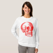 Skull - rot T-Shirt (Vorne ganz)