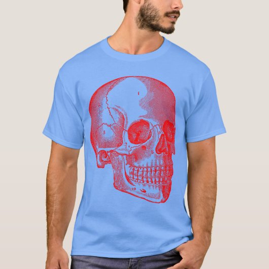 Skull - rot T-Shirt (Vorderseite)