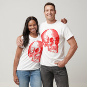Skull - rot T-Shirt (Unisex)