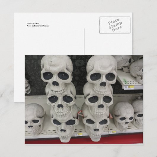 Skull-Sammlung Postkarte (Vorne/Hinten)