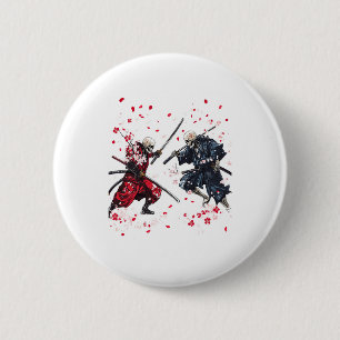 Skull Samurai Duel Button