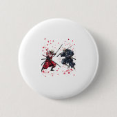 Skull Samurai Duel Button (Vorderseite)
